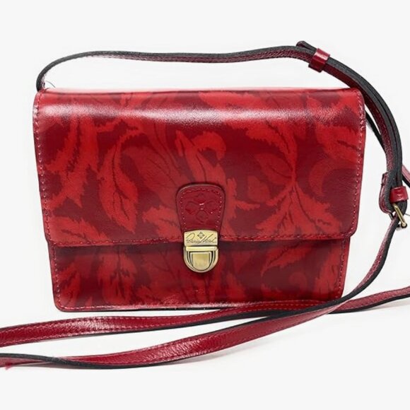 Patricia Nash Locri Leather Crossbody Bag with Dust Bag New - Picture 1 of 5